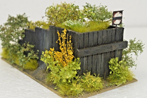 Diorama prellbock spur 0 - diorama,