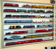 Vitrine Spur H0 Modell Bahn