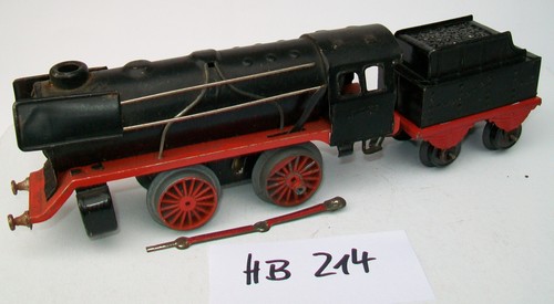 214 dampflok mit tender - dampflok,
